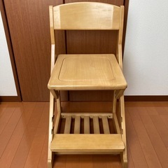 学習椅子 チェア　木製   の画像