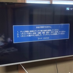 東芝47インチ　テレビ　ソファー2脚