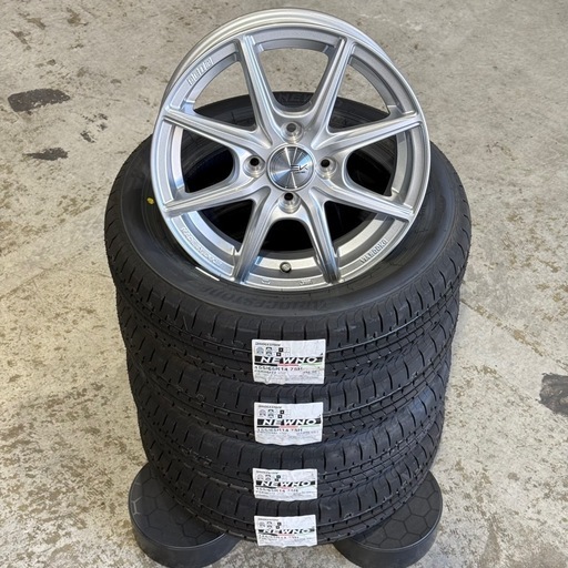 ブリヂストン　155/65R14 組付工賃・消費税込み価格　ホイールセット　値上がり前にどうぞ！