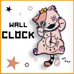 NieR clothing ミケ ゆらゆら壁掛け時計