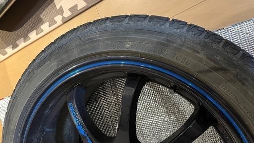 LMSPORT YOKOHAMA205/50R17  タイヤホイール4 本セット