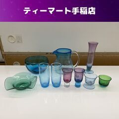 北一硝子 まとめ売り 10個 お猪口 グラス 一輪挿し 水差し ...