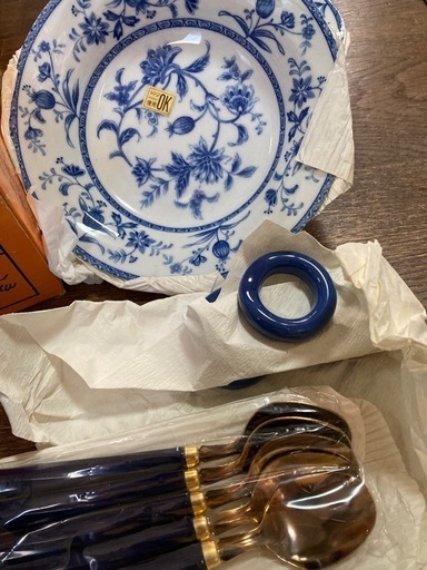 美濃焼　翠泉　カレー皿セット　未使用品