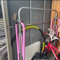 折りたたみ鉄棒　フラフープ
