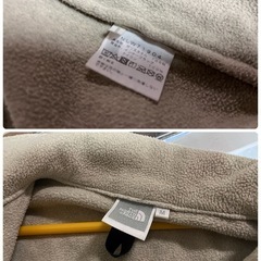 THE NORTH FACE マウンテンバーサマイクロジャケット レディス Mサイズ オートミールカラー NLW71904 古着 ③の画像