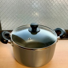 【美品】カインズ 12×13cm IH対応鍋 