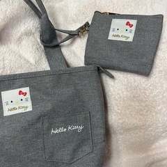 未使用　ハローキティ　キティーちゃん　かばん　バッグ　ミニポーチ付きの画像