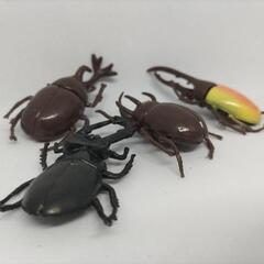 カブト虫・クワガタ　ソフトフィギュア　まとめての画像