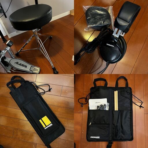 【限定値下げ中】Alesis Nitro MeshKIT 8ピース オールメッシュ電子ドラム★スツール・ヘッドフォン・防音マット付