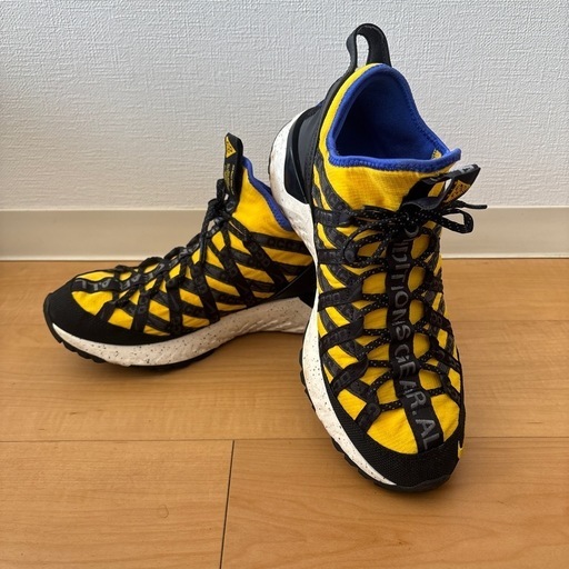 中古 NIKE ACG アウトドアシューズ 黒/黄色
