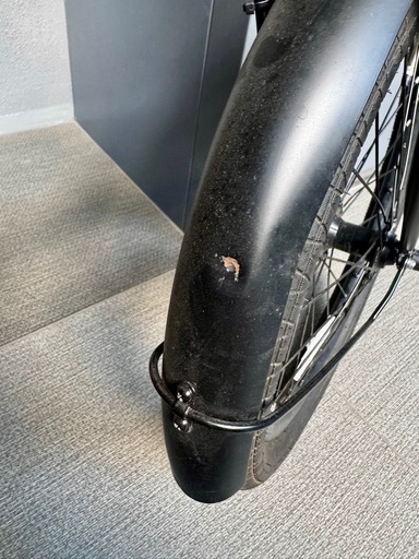 折りたたみ電動アシスト自転車 ERWAY A01本体と予備バッテリー 