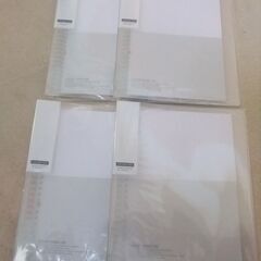 コクヨ バインダー ノート B5   Bi-COLOR 白　４冊セットの画像