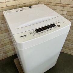 【高年式 美品】大阪送料無料★3か月保障付き★洗濯機★ハイセンス★5.5kg★2024年★HW-K55E★S-821