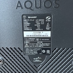 AQUOS液晶テレビ　テレビ台付きの画像