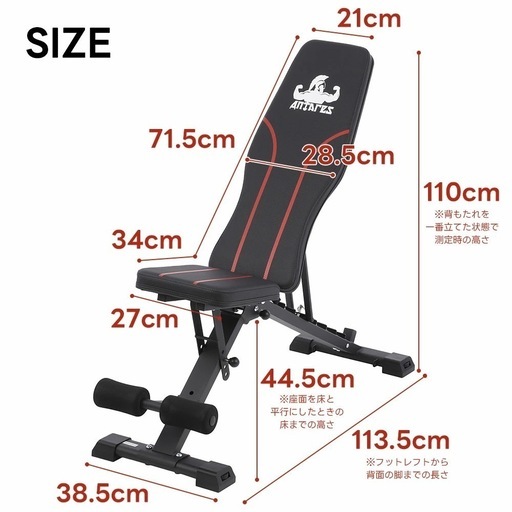 iROTECダンベル、トレーニングベンチ