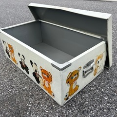 昭和レトロ 着物、洋服収納ケース金属製2の画像