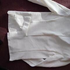 テラードストレッチホワイトジャケットの画像