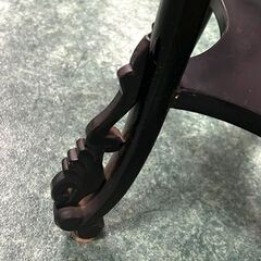 李朝貝 象嵌テーブル サイドテーブル 花台 直径42×高さ64cm 札幌 東区 店頭引き取り歓迎の画像