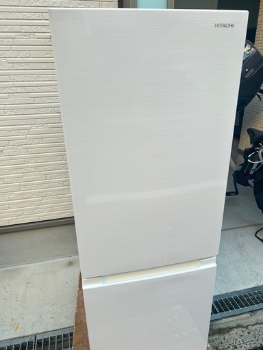 2019年製　HITACHI 2ドア冷蔵庫　ホワイト