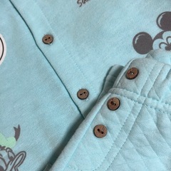 新品　上下セット【Disney baby】ディズニーベビー　ミッキーマウス　ドナルド　フードパーカー＆パンツセット（18M）の画像