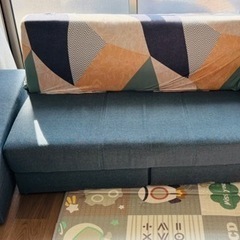 【ニトリ】3人掛けソファ 引き出し
収納付きソファベッド + ス...