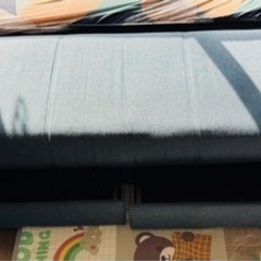 【ニトリ】3人掛けソファ 引き出し
収納付きソファベッド + スツール　の画像