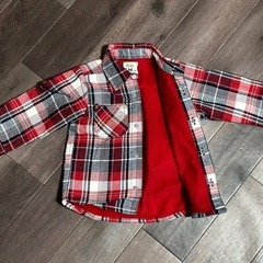 Buddy Lee【バディーリー】チェックシャツ　ネルシャツ　子供服　厚手　95cm　ブランド服　秋冬　Lee　アウターにもの画像