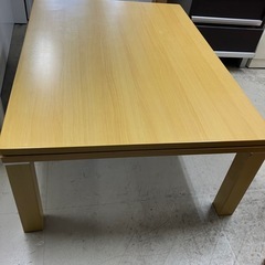 O2501-203 ニトリ こたつ CNN-105-3 LBR 天板汚れあり 中古の画像