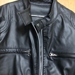 ライダース系フェイクレザー。新品の同様の画像