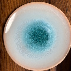 新品 萩焼 プレート2点 ボール1点 3点セットの画像