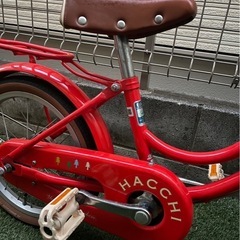 HACCHI 子供用自転車 16インチ レッドの画像