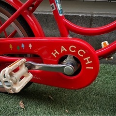 HACCHI 子供用自転車 16インチ レッドの画像