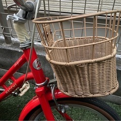 HACCHI 子供用自転車 16インチ レッドの画像