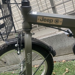 Jeep 子供用の自転車 16インチ オリーブグリーンの画像