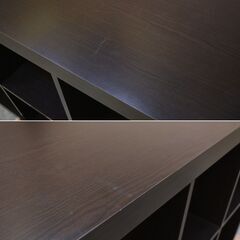 【2/9受渡終了】≪yt1754ジ限≫ IKEA/イケア シェルフユニット KALLAX/カラックス 4x2 横長タイプ 幅約150cm 飾り棚/収納棚/絵本棚/オープンシェルフ/中古家具/宮城県仙台市 61227-02の画像