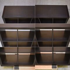 【2/9受渡終了】≪yt1754ジ限≫ IKEA/イケア シェルフユニット KALLAX/カラックス 4x2 横長タイプ 幅約150cm 飾り棚/収納棚/絵本棚/オープンシェルフ/中古家具/宮城県仙台市 61227-02の画像