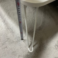 【無料】折りたたみ式ローテーブル ホワイト の画像
