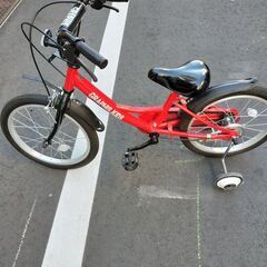 子ども用自転車（補助輪取り外し可）
