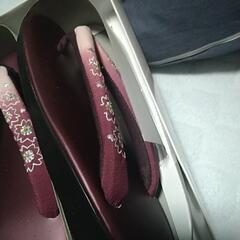 着物小物　新品未使用品ウレタン草履の画像