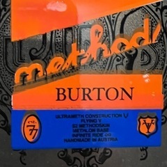 BURTON  METHOD スノーボード板　の画像