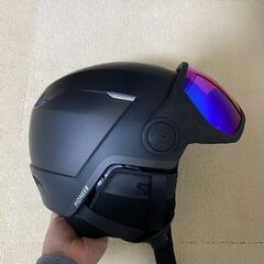 サロモン バイザーゴーグル付きヘルメット SALOMON PIONEER LT VISOR Mサイズの画像