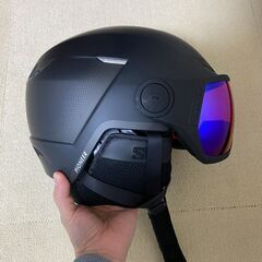 サロモン バイザーゴーグル付きヘルメット SALOMON PIONEER LT VISOR Mサイズの画像