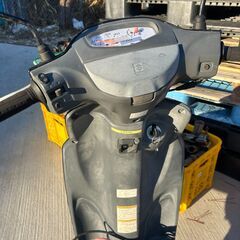 【買取マクサス】スズキ レッツ5 CA47A ブラック エンジン良好 バッテリー交換要 現状渡しの画像