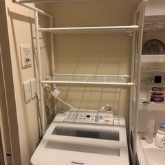洗濯機上シェルフの画像