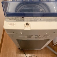 【1/26まで値下げ中】4.5kg洗濯機　jwc45ck【2018年製】の画像