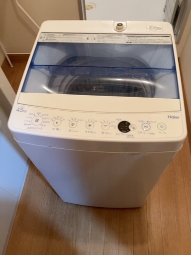 【1/26まで値下げ中】4.5kg洗濯機　jwc45ck【2018年製】