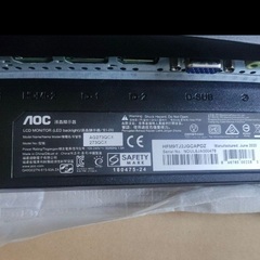 【ジャンク】AOC AG273QC 湾曲ゲーミングモニター 144hz wqhdの画像