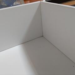 イケア(IKEA)収納付き、引き出しベッド白色、引取限定の画像