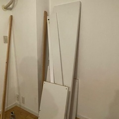 【1/19まで】長いデスク 白 /ぼん家具