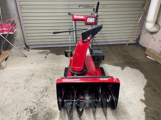 ［引取り限定］ホンダ小型除雪機　雪丸HS555セル付き